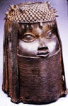 Benin, cabeça de bronze