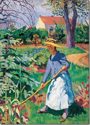 Ziffer, Sndor - Woman in the Garden - c.1912 - Private collection