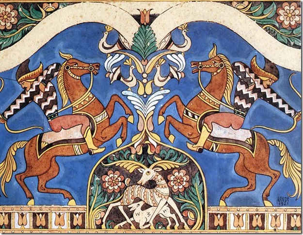 Undi, Mariska - Chasing of the Miracle Stag - 1921 -Privatecollection